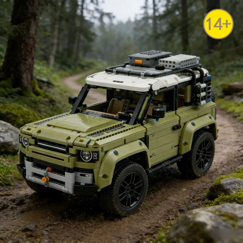2573PCS 1:8 Technical Defender Off Road Car Building Blocks Assemble Bricks SUV Vehicle Toys Gift For