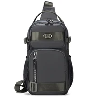 Riding Backpack for Men, Men's Chest Bag, Casual Men's Single Shoulder Bag, Lightweight and Large-Capacity Crossbody Bag 3