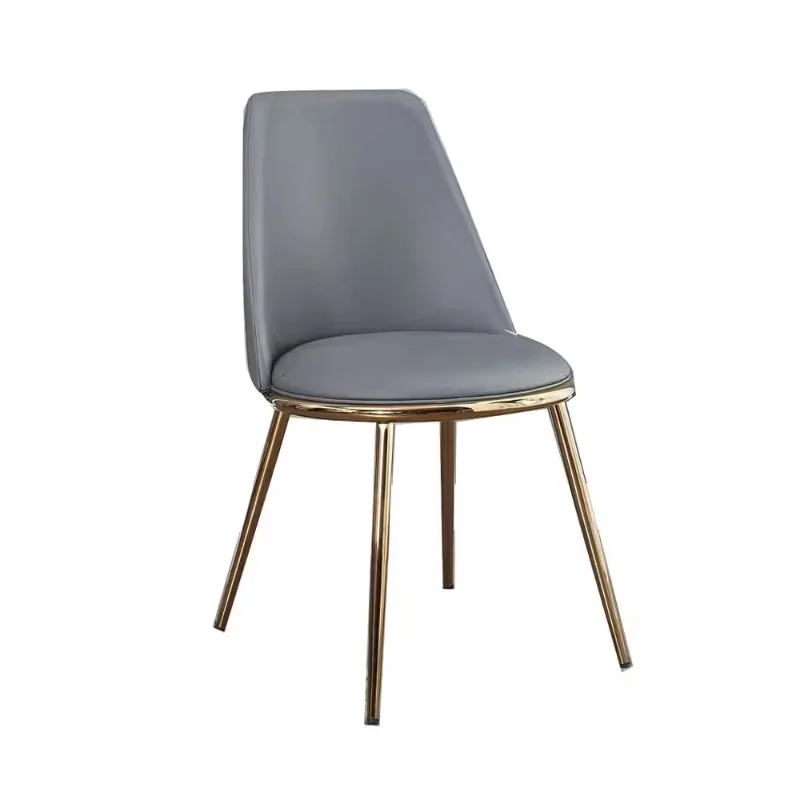 Luxury Genuine Leather Upholstered PU Dining Chairs - Modern Style for Outdoor Use view 4