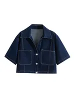 Nlzgmsj  Summer Women's Casual Sets Fashion Mini Skirt Shorts Sets Denim Short Shirt Top Sets For Women Street Women Outfit - Image 2