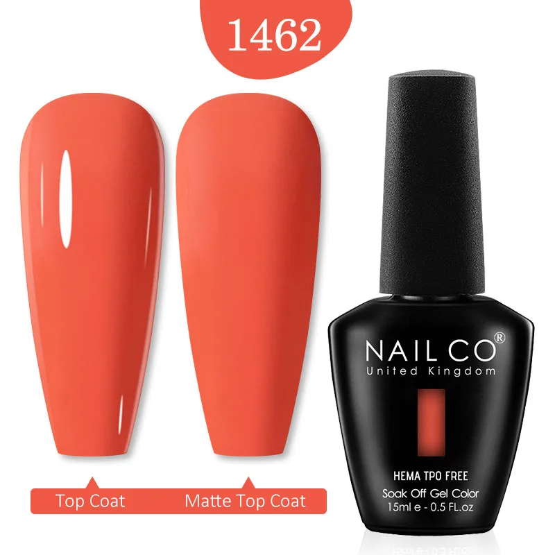 NAILCO Rode Kleuren Serie 15ML Nagelgel Polish Nagelbenodigdheden Semi Permanent Voor Nail Art Manicure Losweken LED UV hybride Vernis