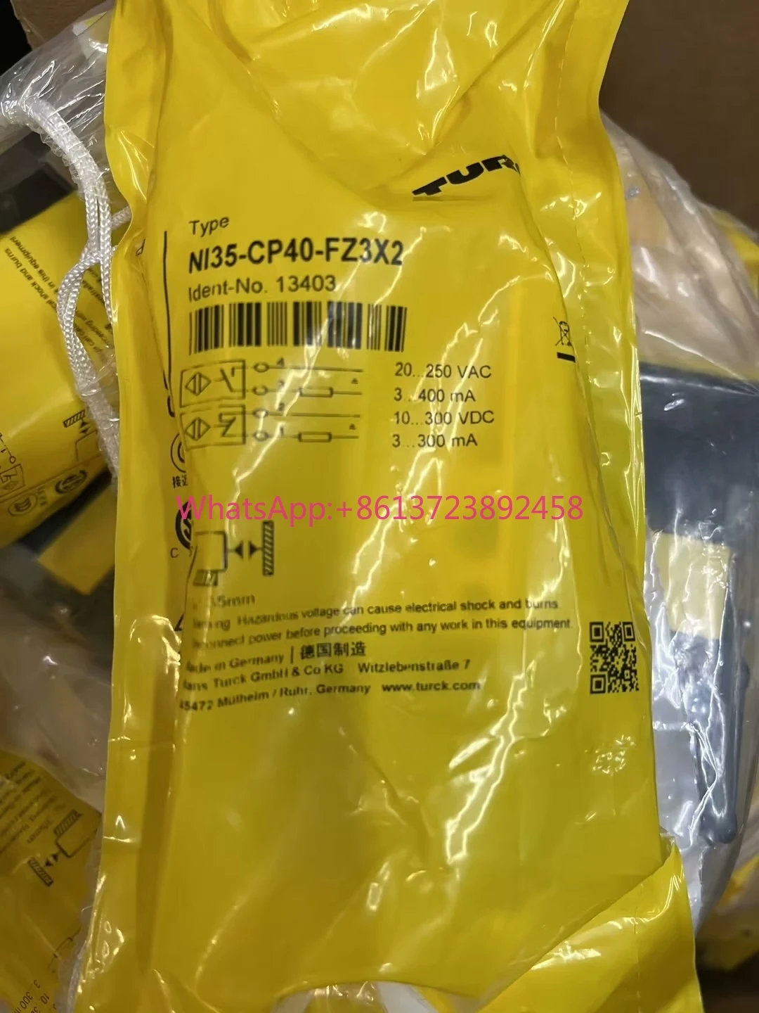 

NI35-CP40-FZ3X2 13403 Turk TURCK high quality