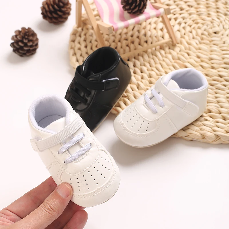 Fashion Spring and Autumn 0-18M Baby Walking Shoes Baby Shoes Soft Soled Sole Anti Slip Casual Baby Sports Shoes
