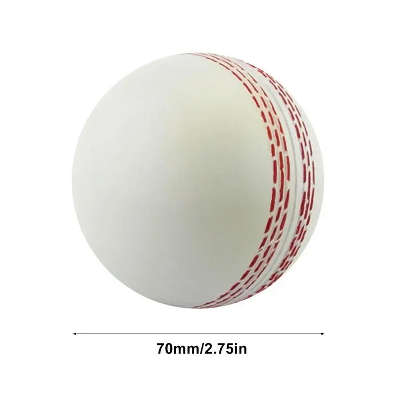 3pcs Sports Cricket Ball PU Training Balls sport Wind Swinging Bouncing Spinning Cricket Balls for Practice Portable Training