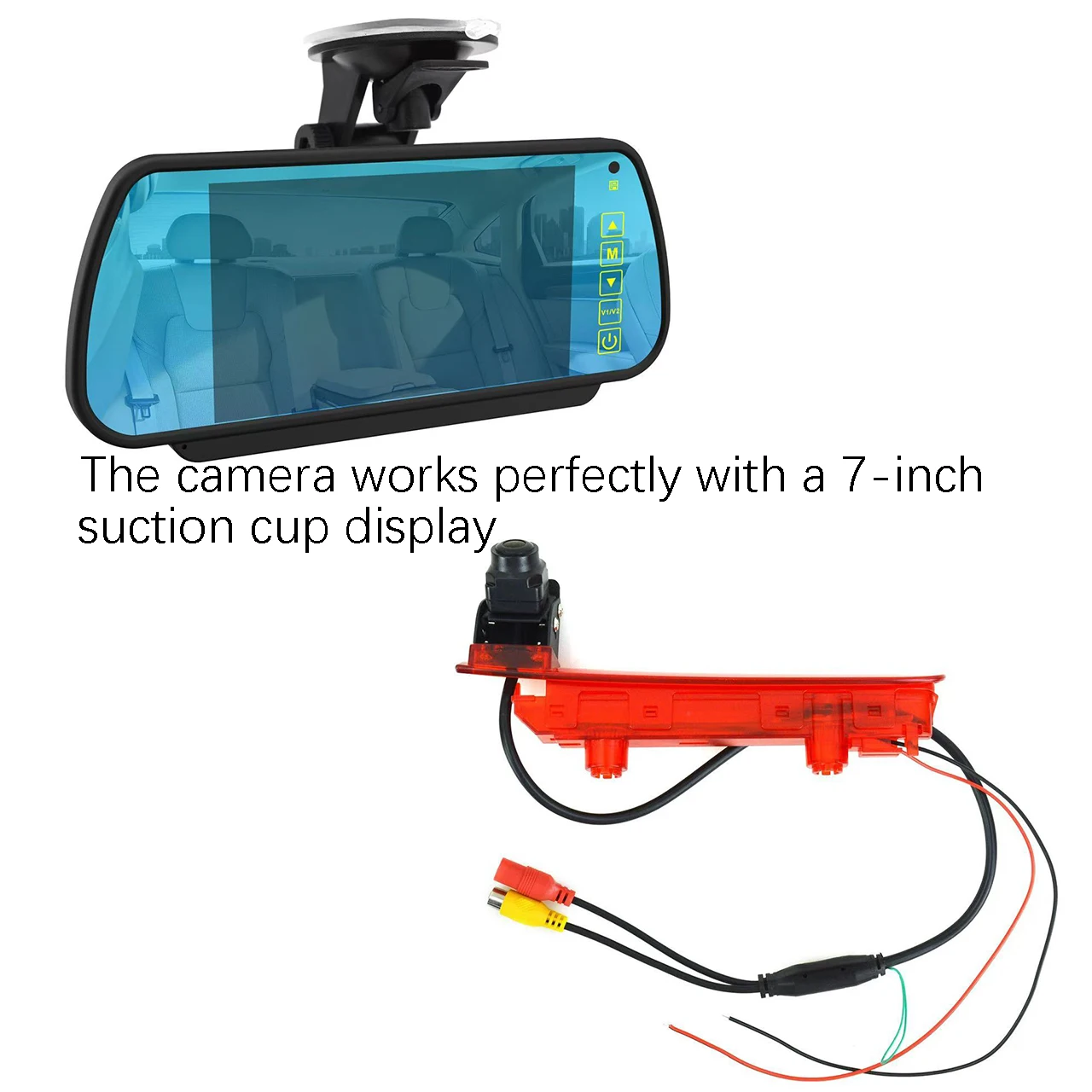 3rd High Brake Light Rear View Camera With 7