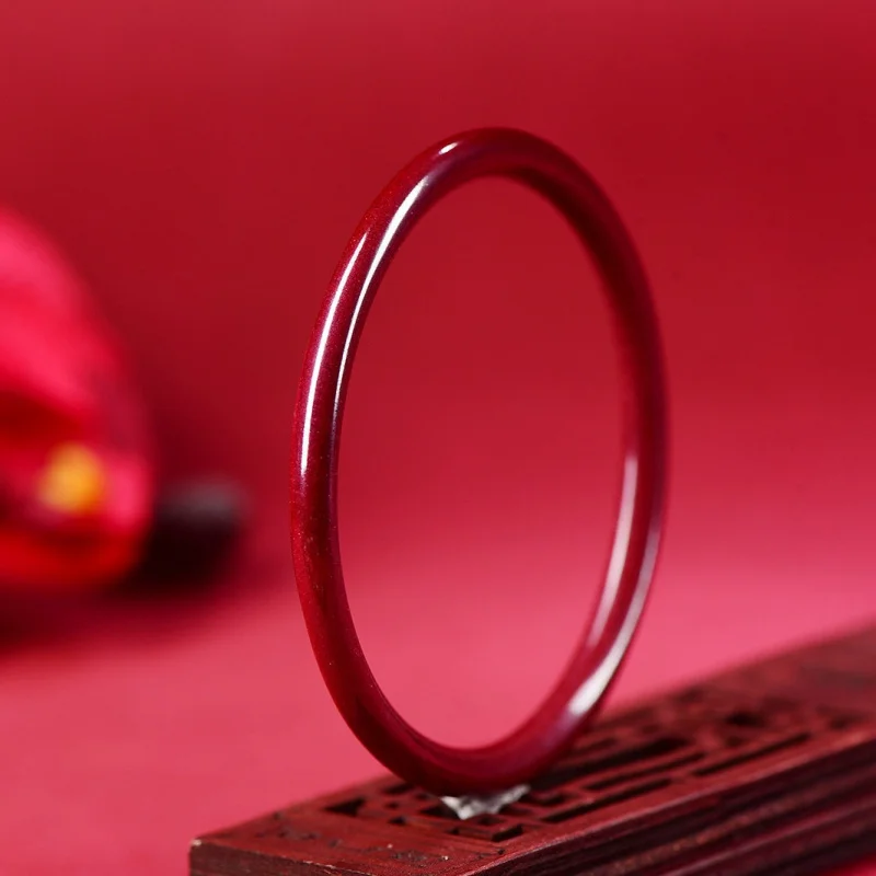 

Purple Gold Sand Polished Dingdang Bracelet Fine Inner Heart Sutra Zodiac Year High Content