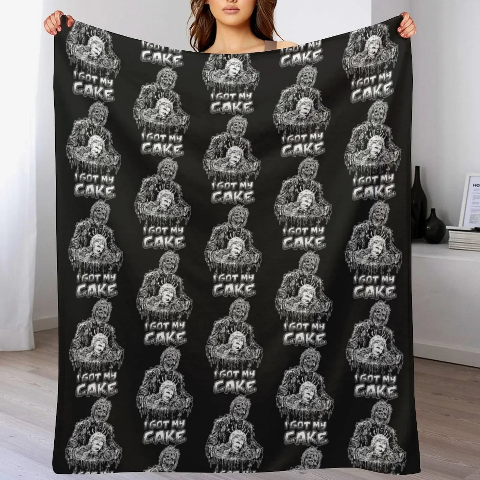 

Creepshow Throw Blanket Furry Comforter Decoratives Stuffeds Blankets