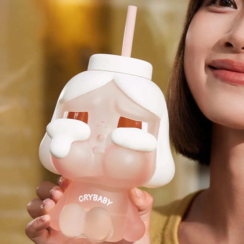 

Kawaii Crybaby Tears Factory Series Sippy Cup модные периферические милые розовые плачущие кролики экшн-фигурки модель девочка Сюрприз подарок