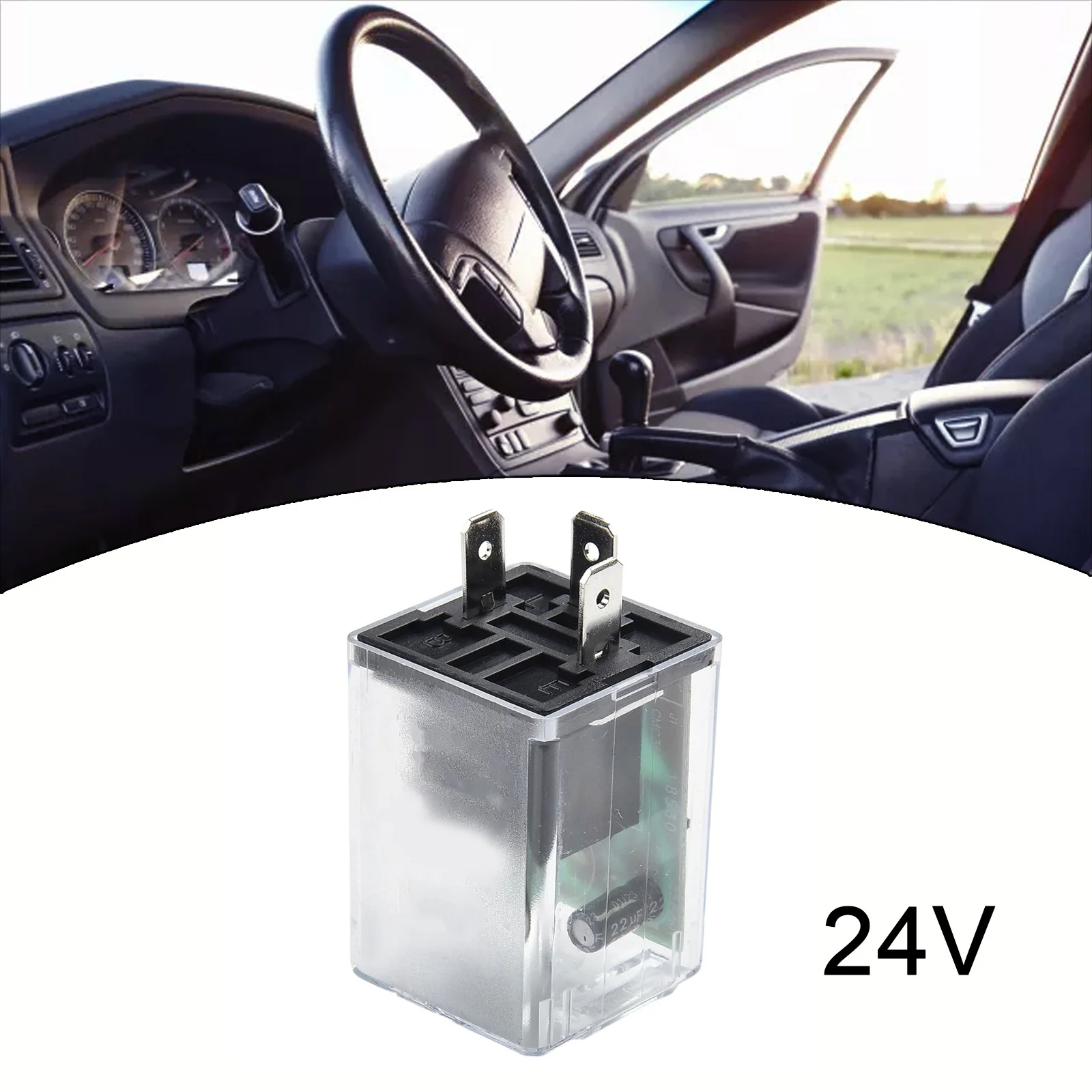 

LED Flasher Relay Accessory 3Pin For Car Indicator Plastic & Metal Turn Signal Universalfor Bulbs High Quality
