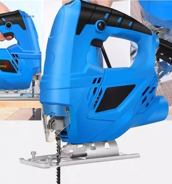 Mini Electric Jigsaw, Cordless Multi-Purpose Wood Cutting Tool for DIY & Home Use, Portable Handheld