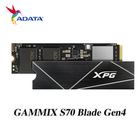 ADATA XPG 1TB GAMMIX S70 Blade - Works with Playstation 5, PCIe Gen4 M.2 2280 Internal Gaming SSD Up to 7,400 MB/s