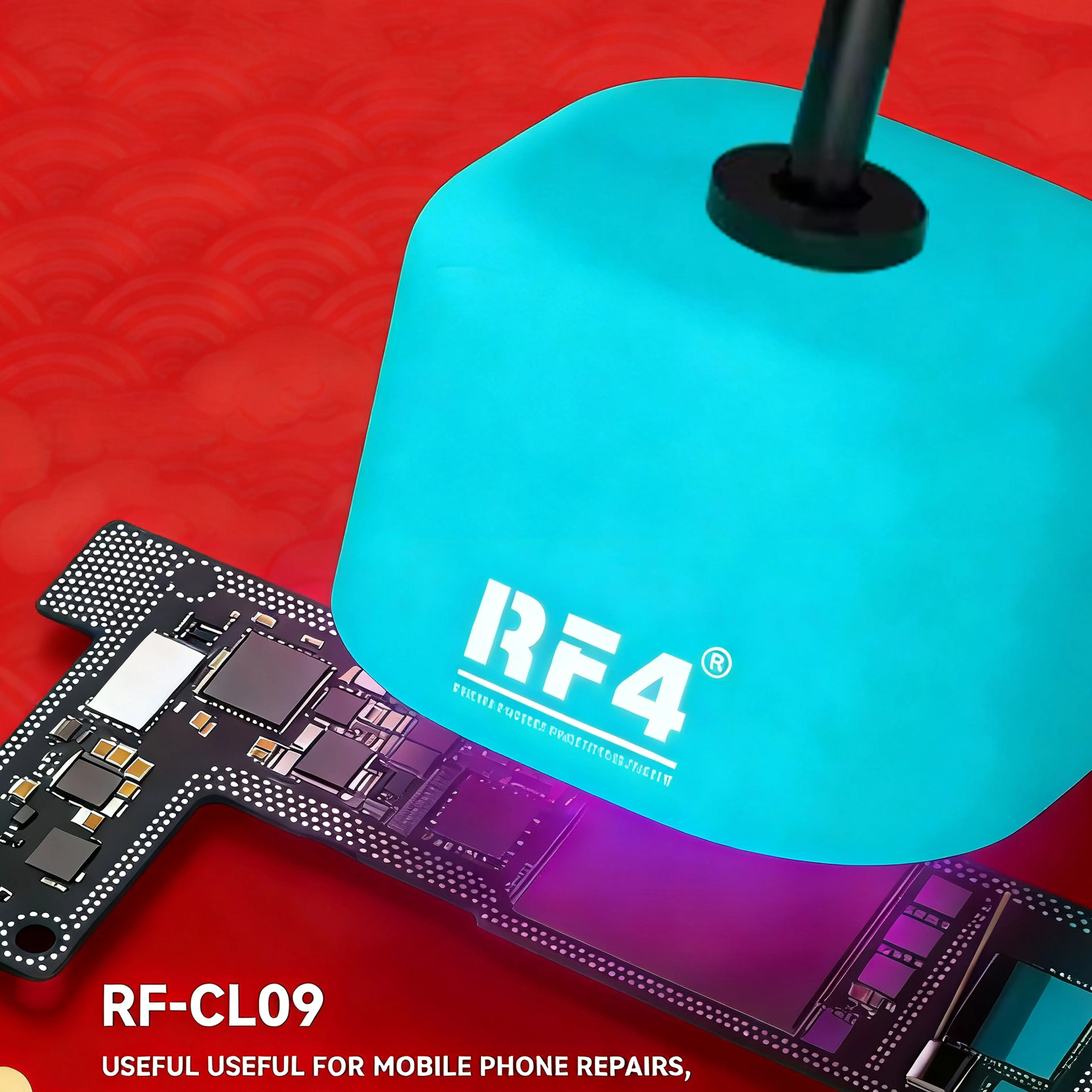 

RF4 RF-CL09 USB UV Curing Light for Phone Repair, 9-Bead Lamp for Photosensitive Adhesive Fast Curing Tool