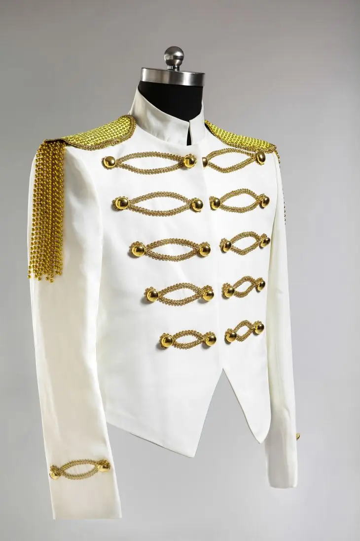 

Prince Cosplay Costume Medieval Colonial Men's Rococo Medieval 18th Century Jacket Victorian Military Uniform Jacket