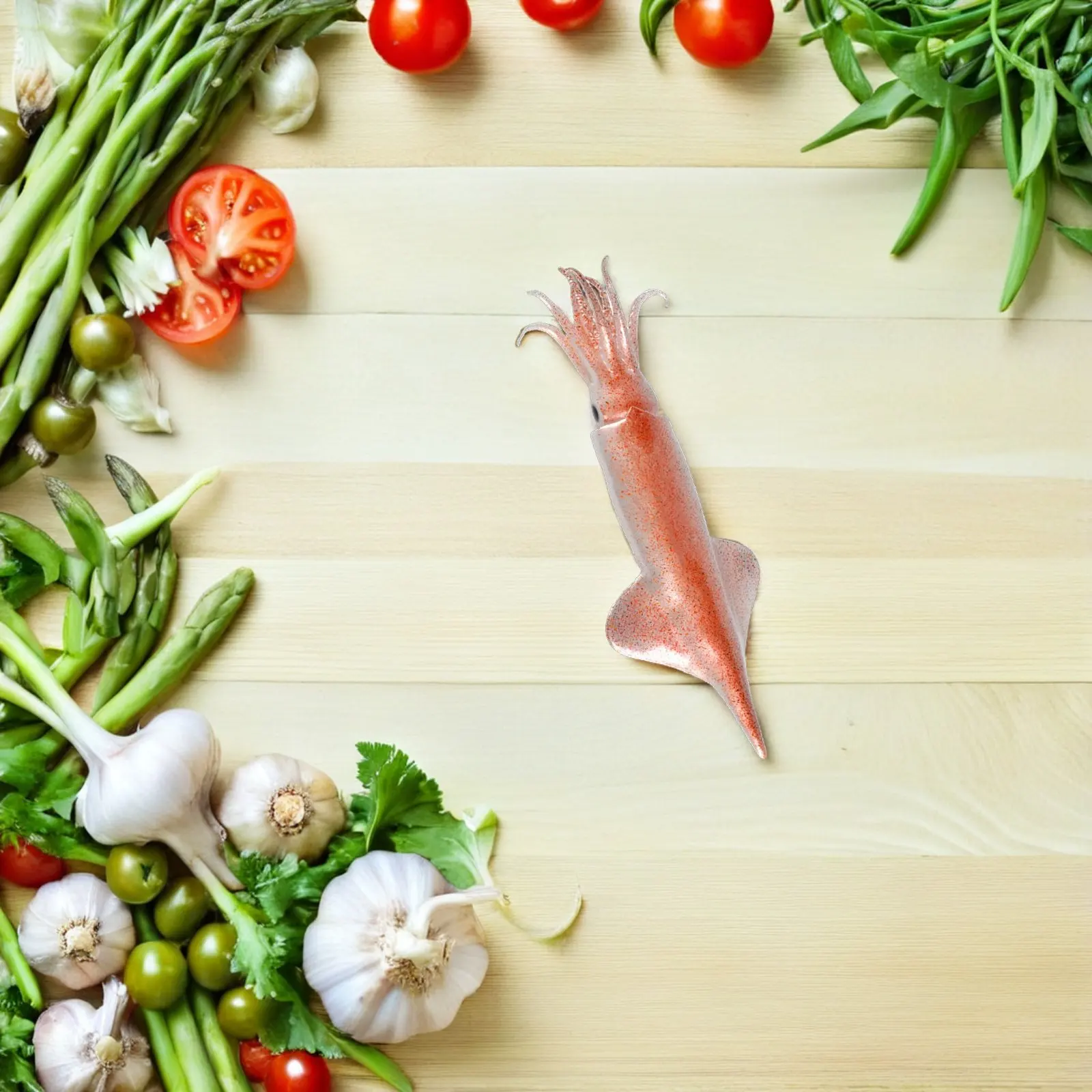 

Реалистичная имитация кальмара, искусственная морская продукция, реалистичное украшение, реквизит для фотосессий, декор для кухни, украшение для праздников и вечеринок