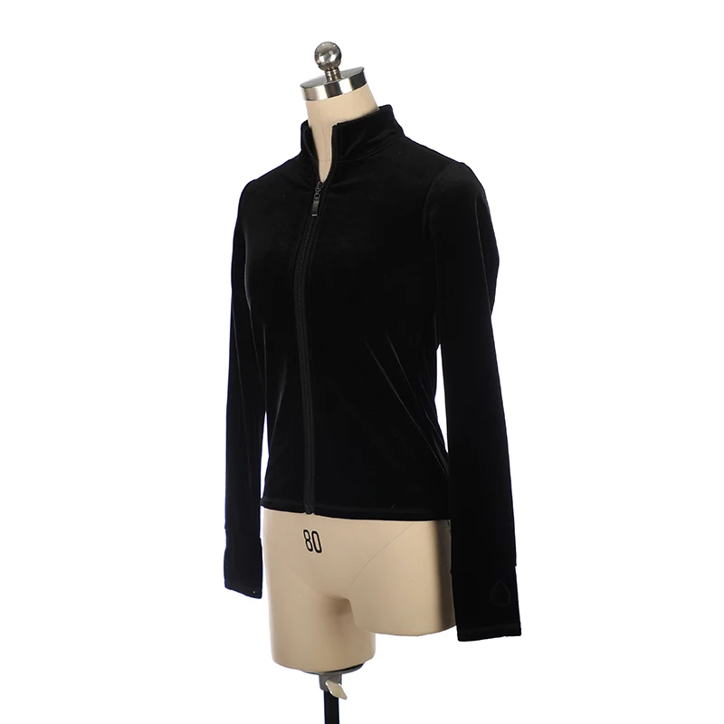 Figure Skating Jacket Training To Wear Spandex Waterproof Top Nice Stretch Velvet Fabric 6 Colors