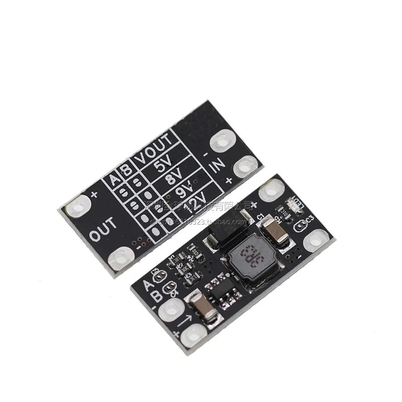 3.7v Turn 12v Mini dc-dc Boost module Support 5v/8v/9v/12v Output Lithium Battery Boost