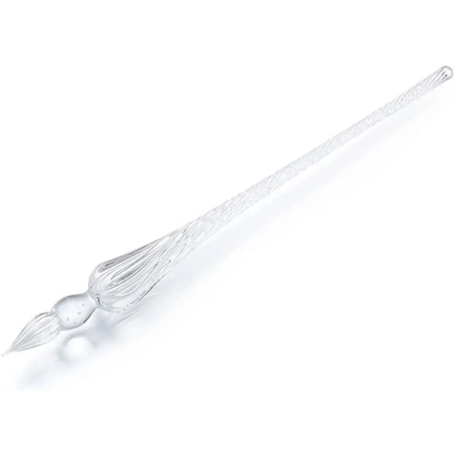 

Handmade Glass Dip Pen, Glass Signature Pen, Crystal Vintage Dip Pen (White)