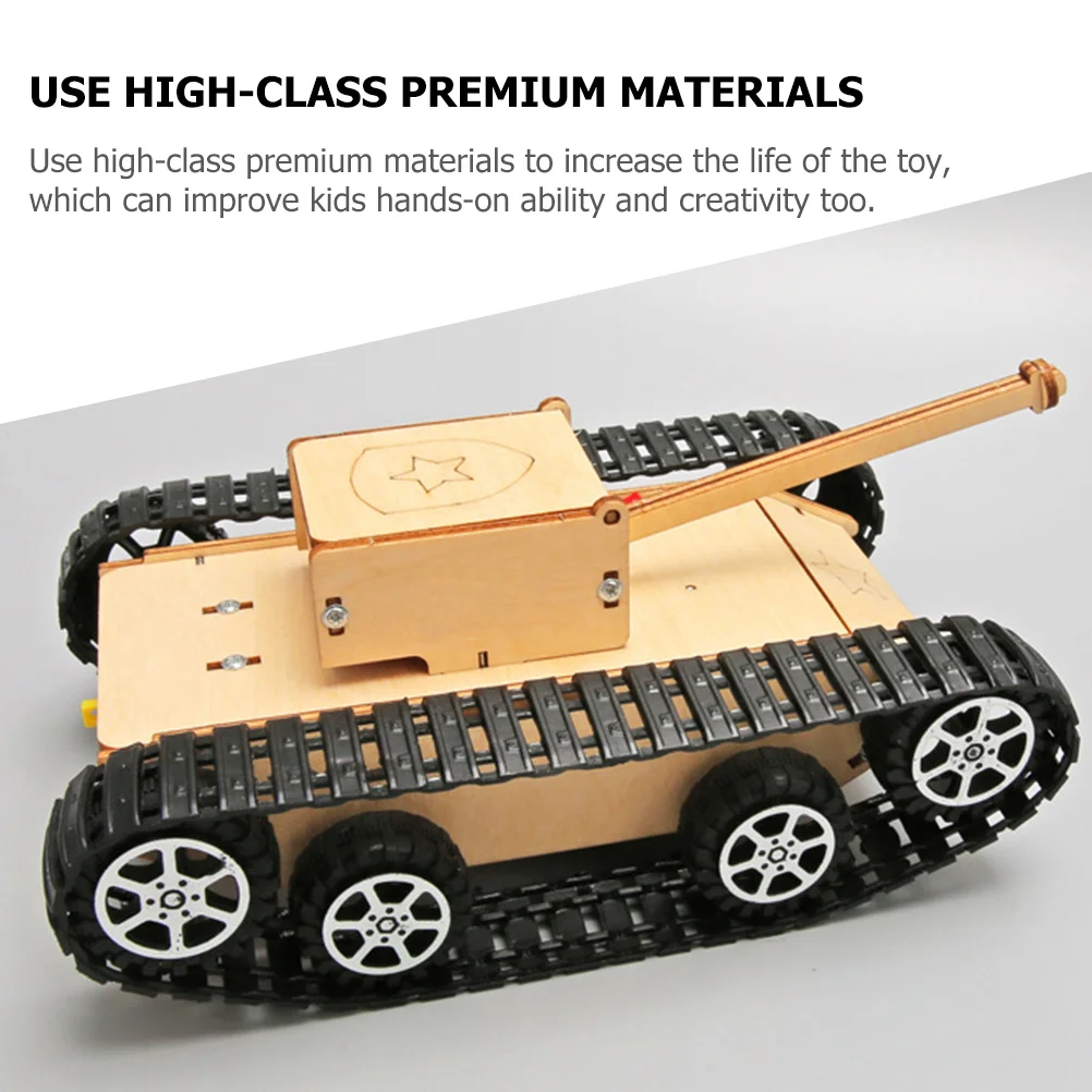 مجموعة ألعاب الخزان الكهربائي ذات الطراز القديم DIY للأطفال، البناء التعليمي اليدوي يعزز الإبداع