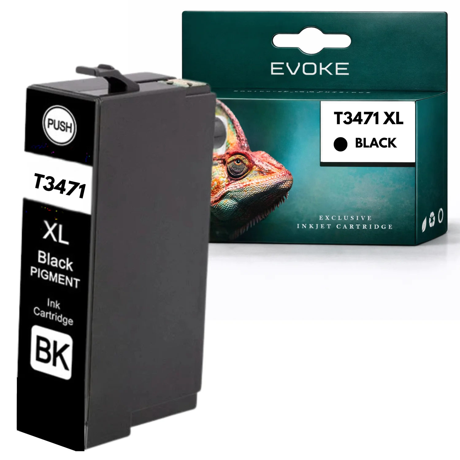 Evoke Compatibele Inkt voor Epson T3471 T-3471 T347Xlbk T-347Xlbk Zwart Workforcepro Wf3720Dwf 3725Dwf