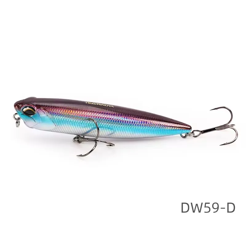 TSURINOYA Drijvende Potlood Vissen Lokken DW58 DW59 85mm 10.5g 110mm 20.5g Topwater Crankbait Bass harde Baits Jerkbait