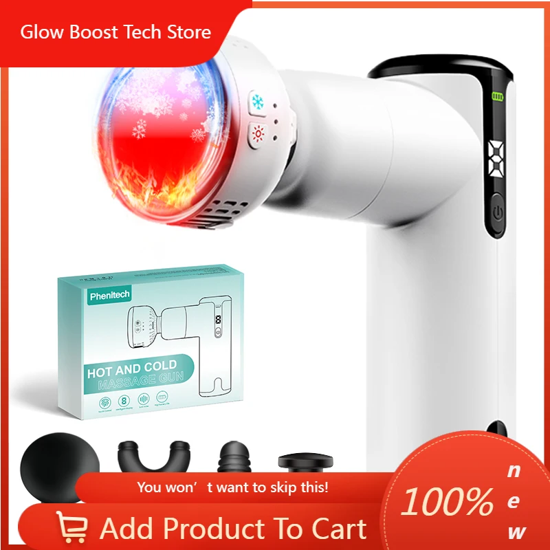 

Массажный пистолет NYMini с насадками для горячего и холодного воздействия, карманный массажер для глубоких тканей, портативный перкуссионный массажер для мышц и фасций