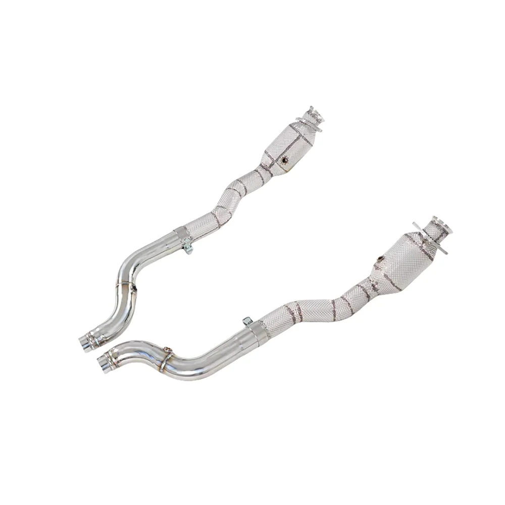 

High Performance High Quality Stainless Steel Exhaust Pipe Converter for Jaguar F-TYPE 3.0T 2017-2021 Downpipe Exhaust Pipe
