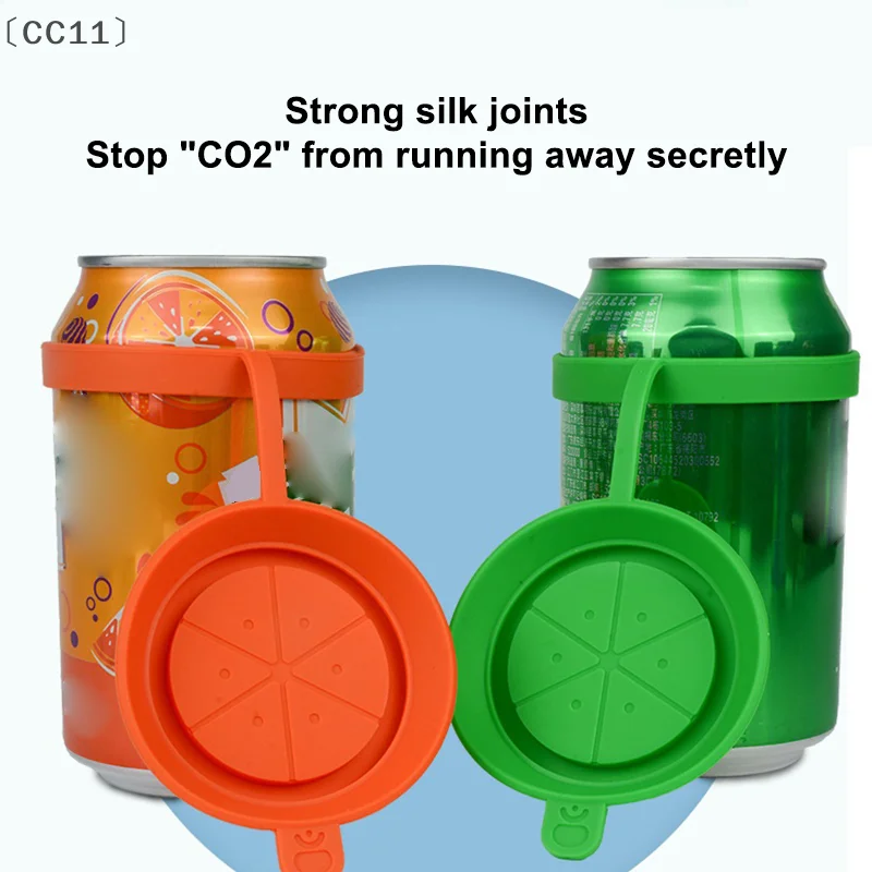 [CC11] الصودا القابلة لإعادة الاستخدام تغطي الأغطية المضادة للتسرب، سيليكون مقاوم للغبار يغطي الكوك والعصير والبيرة والصودا، يناسب العلب القياسية