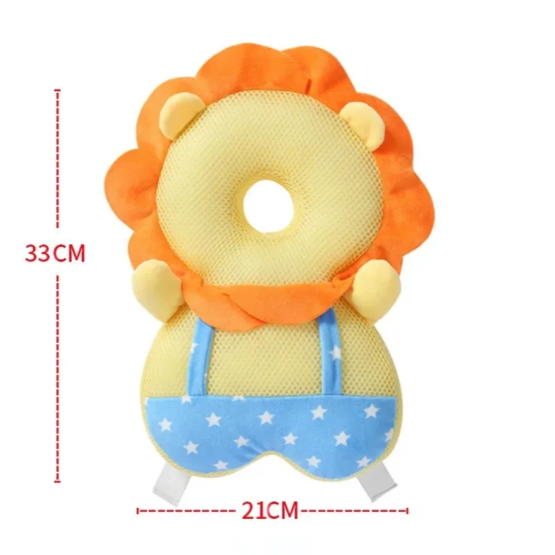 Baby Head Protection Pillow Anti-fall Pillow Soft PP Cotton Toddler Protective Cushion for Learning Walk Sit Head Protector Safe