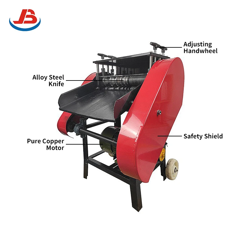 JB-KA Scrap Copper Electrical Wire Stripper 200-800kg/day Capacity 2.2Kw Power Cable Manufacturing Equipment