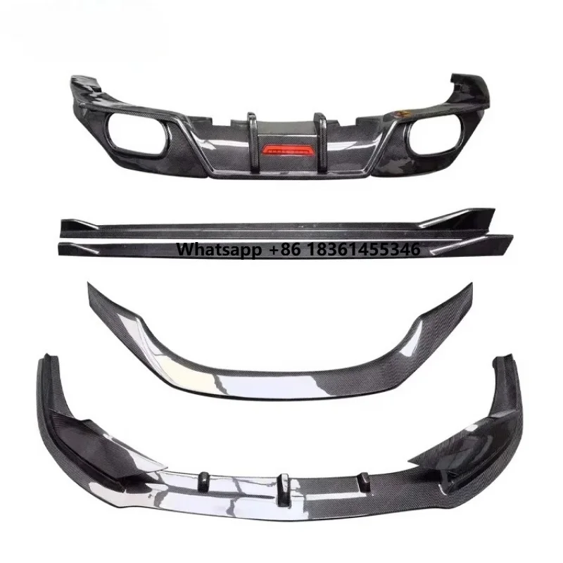 

For Z4 G29 Front Lip Rear Diffuser Side Skirts Spoiler Body Kit AC Style Carbon Fiber Body Kit