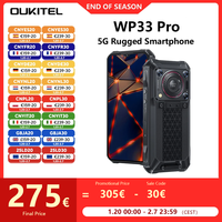 Oukitel WP33 Pro 5G Rugged Smartphone 22000mAh 6.6\