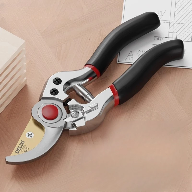 Tesoura de poda para economia de trabalho, jardinagem, podador manual doméstico, flores, árvores frutíferas, galhos grossos, ferramentas de corte, tesoura portátil