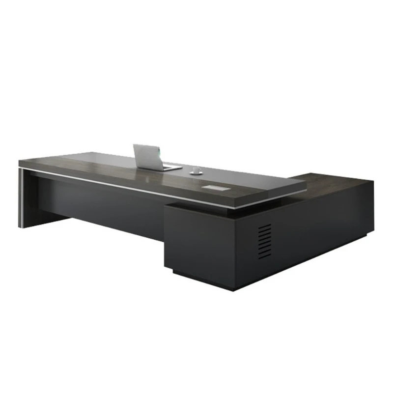 

Simple modern office furniture boss president table combination
