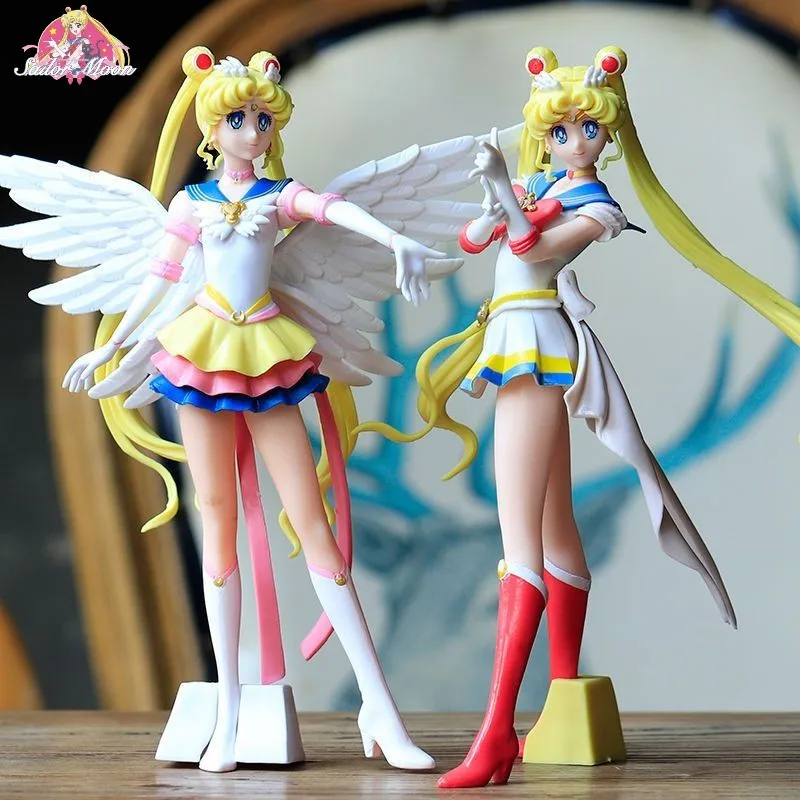 

Kawaii Sailor Moon shines charm super moon hare figure cartoon anime character model merchandise collection ornaments toys gifts