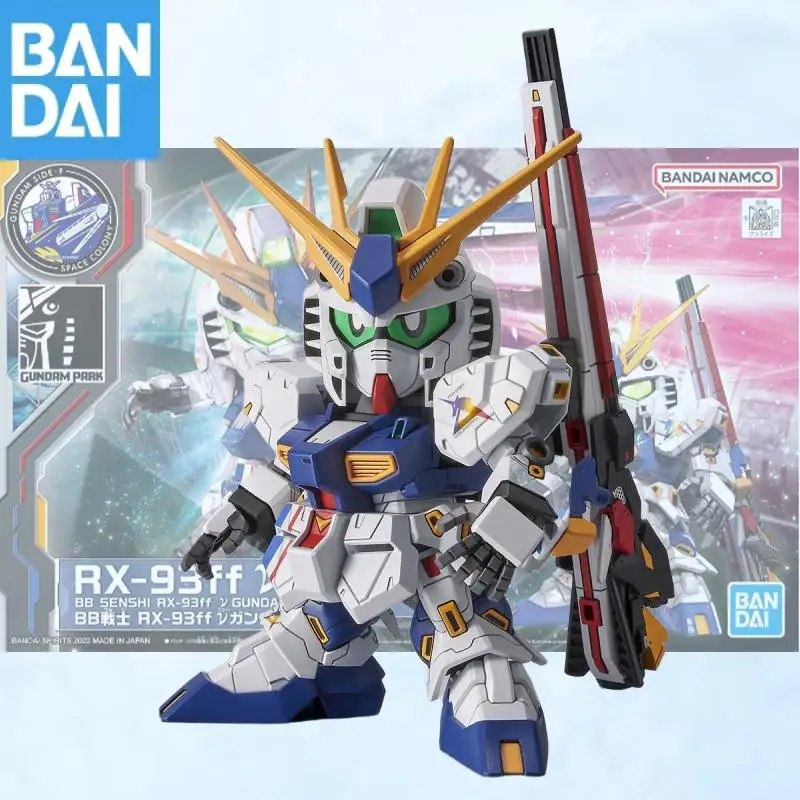 

100% Bandai Namco Banpresto In Stock Gundam Rx-93Ff SD BB Senshi Assembly Action Figur Figure Model Desktop Ornament Toy Gift