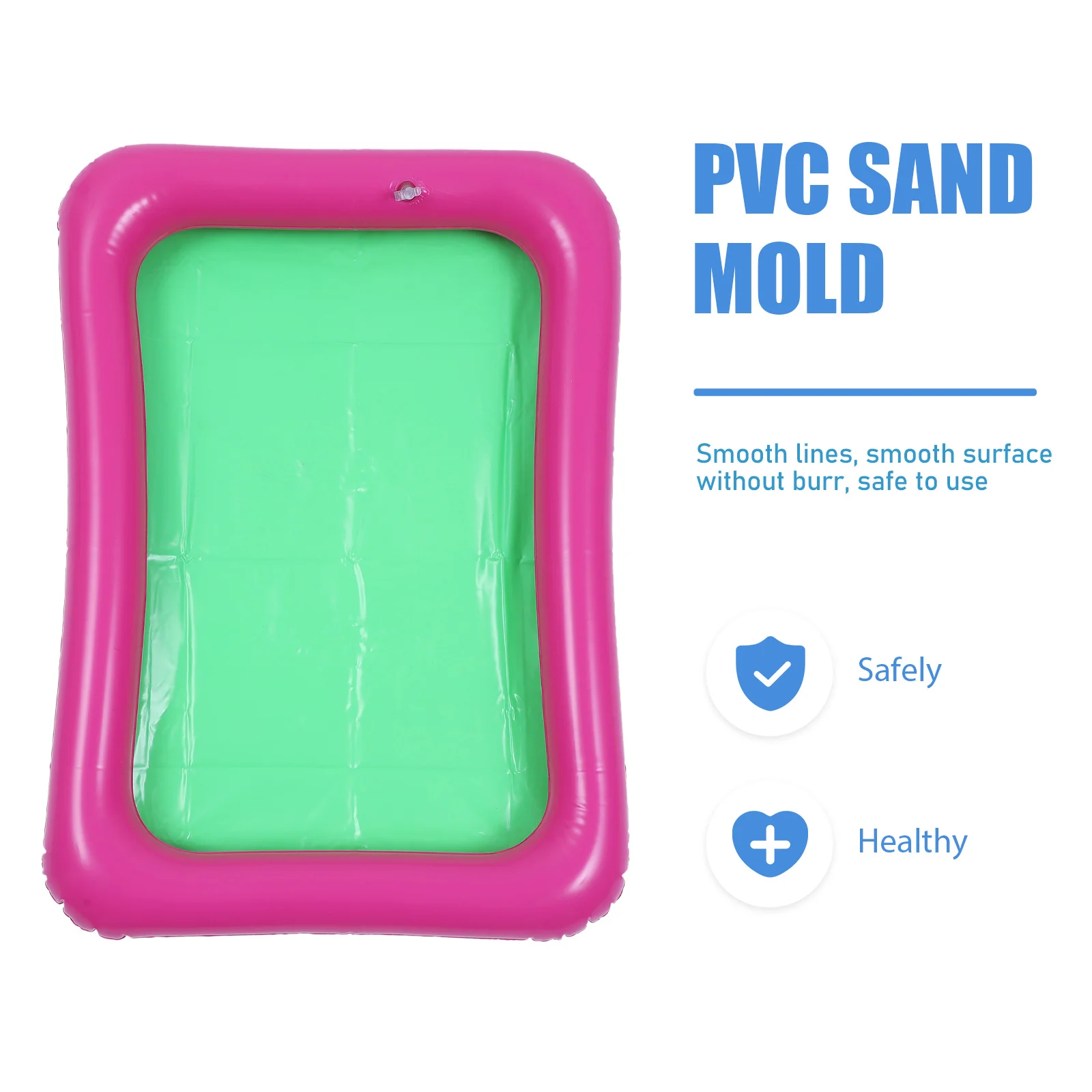 Stampi per sabbia in PVC da 4 pezzi Giocattoli creativi durevoli Leggeri e facili da trasportare Strumenti per sabbia da spiaggia Giocattoli educativi a colori casuali