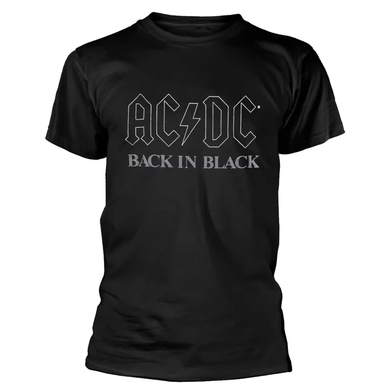 

ACDC Rock Band Apparel and Printed T-Shirts Retro Band Heavy Metal Rock Street Hip Hop Art Lovers Luxury Brand T-Shirts - Unisex