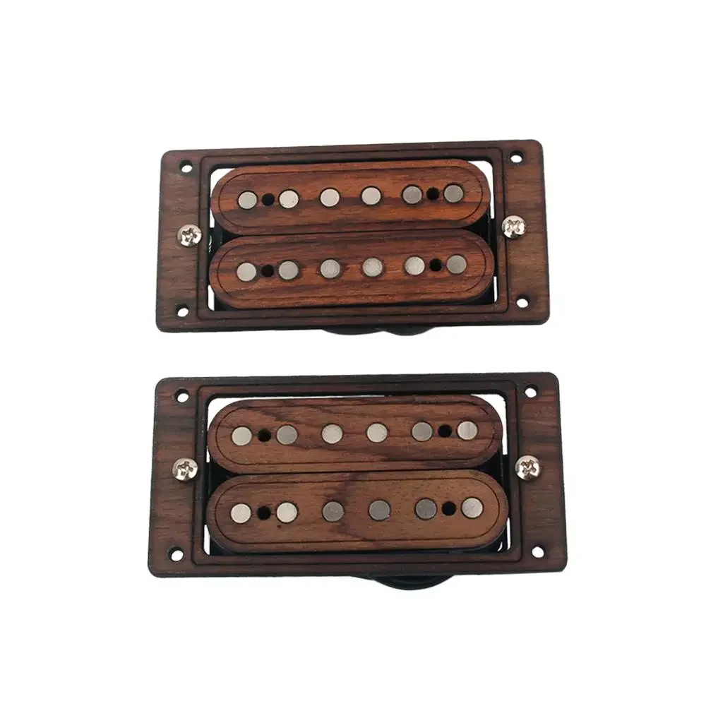 GMC52  Lumberbucker Humbucker Wood Set 2 Guitar Part Guitarheads Alnico v EQ Guitar Accessories Pickups