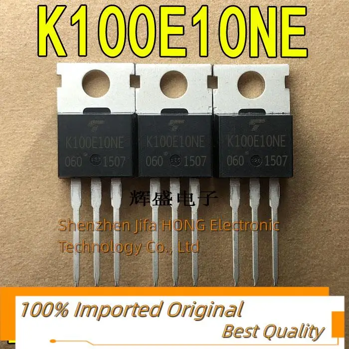 10PCS/Lot  K100E10NE TK100E10NE  TO-220 100V 100A MOSFET Best QualityReally Stock Original