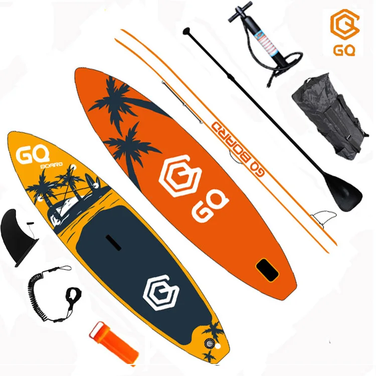 

BSCI оптовая продажа с фабрики дешевая доска для серфинга стоячи надувная доска Isup GQ мягкая верхняя доска с шестью аксессуарами