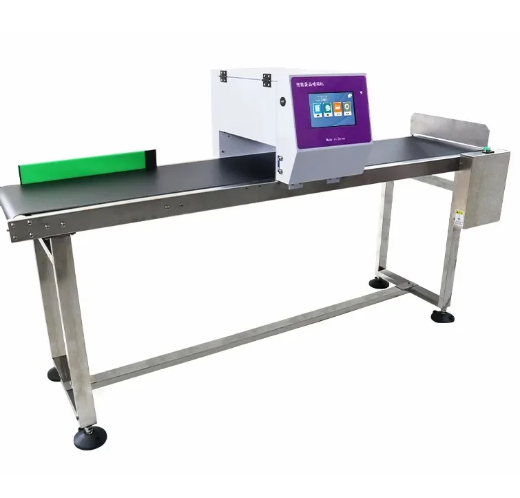 Best Six Printing Heads Egg Inkjet Printer Continuous Production Date Logo Eggs Marking Stamping Coding Machine With Conveyor Be