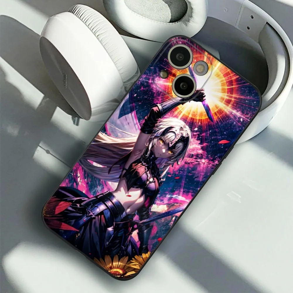 Jeanne D'Arc Alter Phone Case FOR IPhone 15 14 11 12 Pro 8 7 15 Plus 13 Pro MAX XR XS MINI SE 2020 Black Covers