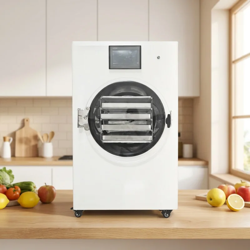Automatic PLC Controlled Home Use Freeze Dryer High Efficiency Vacuum Lyophilizer For Fruit And Vegetable