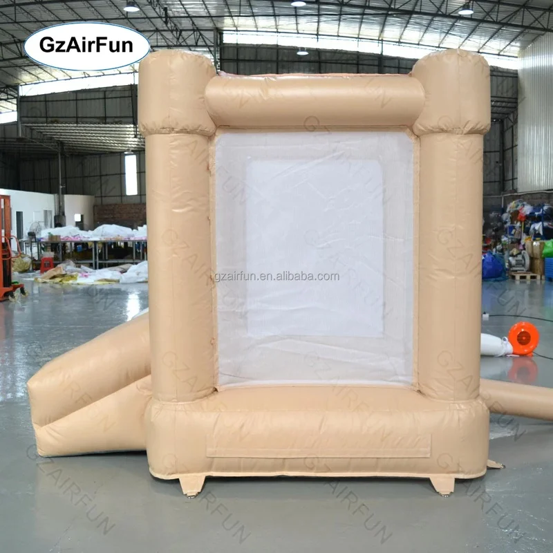 Factory Wholesale Cheap Party Rental Equipment Jumper Colorful Castle Kids Inflatable Bounce House Slides GZAIRFUN X-471 EN14960