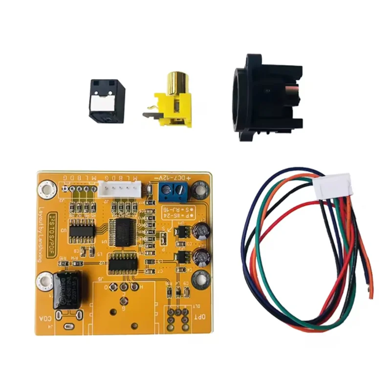 B92B-GY-770 Nvarcher IIS para conversor de saída coaxial interface USB óptica I2S S/PDIF para a Itália