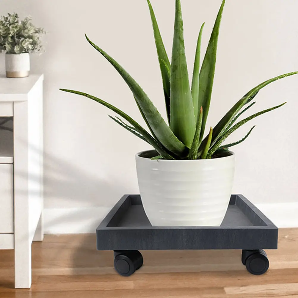 

Подставка для цветочных горшков на колесиках, сверхпрочная, передвижная, с устойчивым основанием, для дома, сада, гостиной
