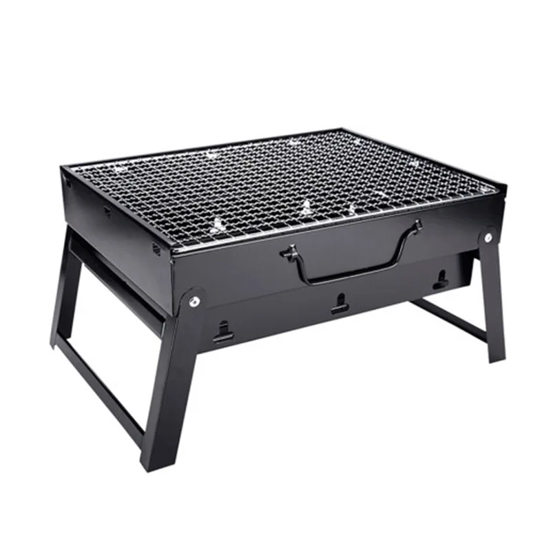 Foldable BBQ Grills Patio Charcoal Grill Stove Stainless Steel Outdoor Camping Picnic Barbecue Accessories Tools