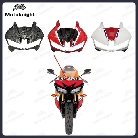 Fit For Honda CBR600RR F5 2013-2022 2014 15 16 17 18  Front Headlight Cover Fairing Cowl ABS Plastic Motorcycle Replacement Part