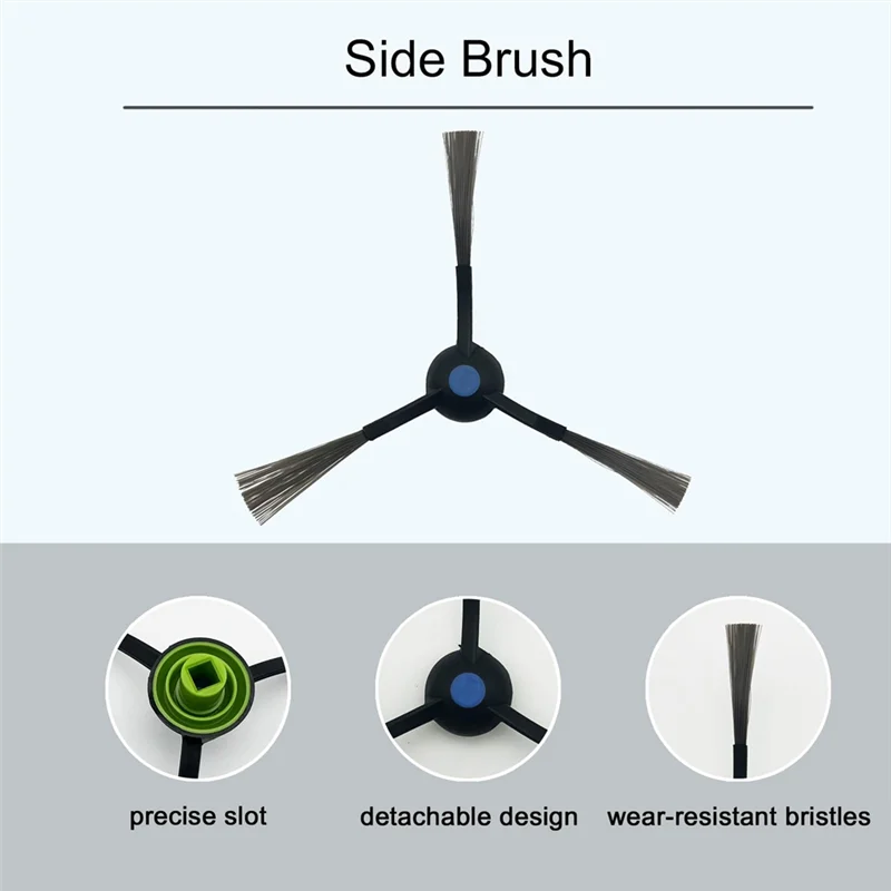 

ABRO-Replacement Accessory Kit For ECOVACS DEEBOT N30 Omni Robot Vacuum And Mop,Main Brush,HEPA Filters,Side Brushes,Dust Bag