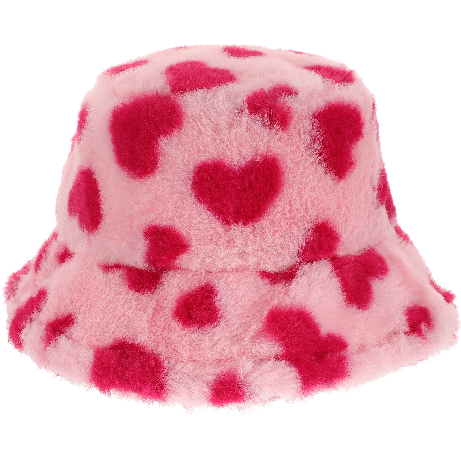 

Flannel Fisherman Hat Warm Fuzzy Bucket Hats for Women Trendy Casual Winter Lightweight Soft Breathable Reversible